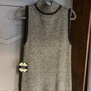 Cliche Mock-neck sweater dress Sz L